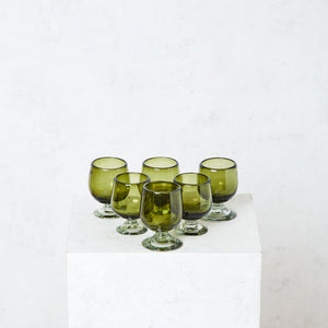 Liqueur glass 100ml green