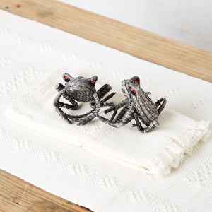 Pack of 2 Palm Frog napkin rings