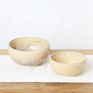 Set of 2 Kalimori raw gloss bowls