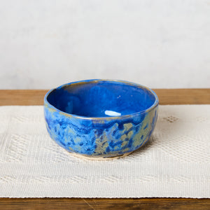 Bowl Bowl Ceramic Kalimori Glazed Blue Small