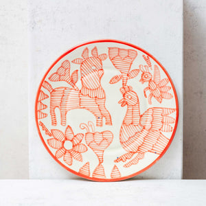 Flat Plate Mix &amp; Match Coral Dinnerware