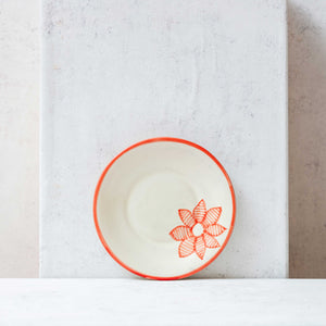 Assiette basse Vaisselle Mix &amp; Match corail