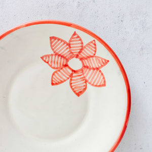 Assiette basse Vaisselle Mix &amp; Match corail