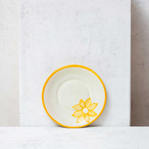 Coffee Plate Mix &amp; Match Tableware Yellow