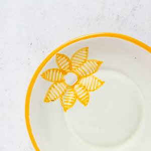 Coffee Plate Mix &amp; Match Tableware Yellow