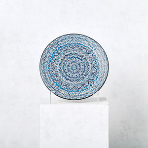 Blue dotted clay Plato - Javier Servín