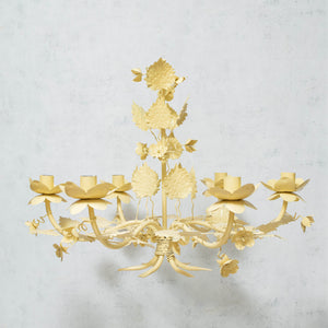"Parra" tin ceiling lamp, raw lacquered