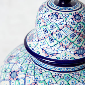 Tibor blue ceramic