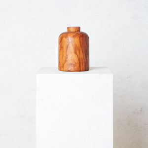 Vase en bois modèle petite bouteille